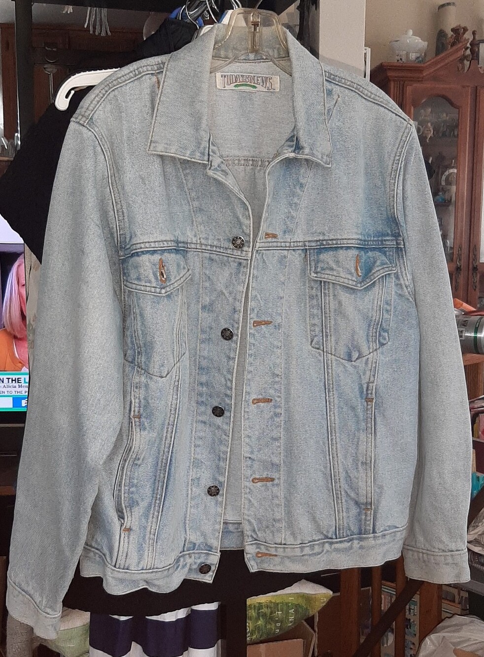 Denim Jeans Trucker Jacket Size Small